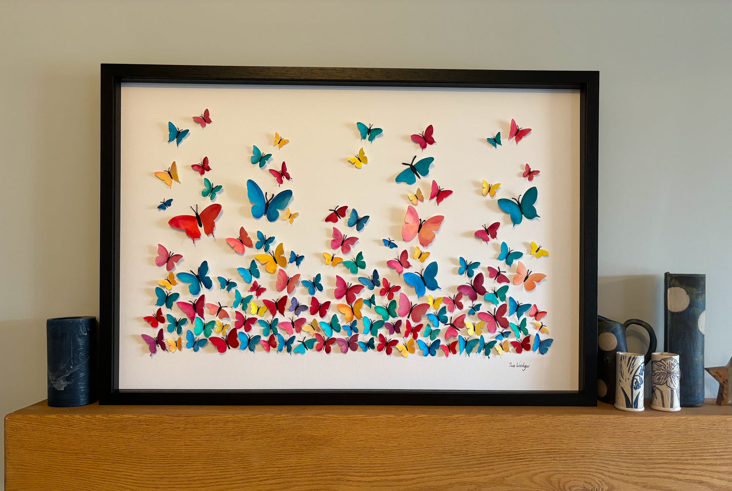 Large Butterfly Flight - Summer Brights